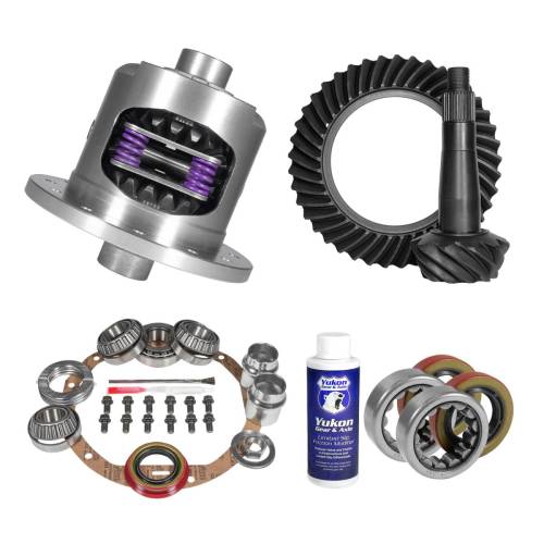 Yukon Gear And Axle - Yukon Gear and Axle Kit contains a ring and pinion set, positraction unit, and installation parts - YGK2319