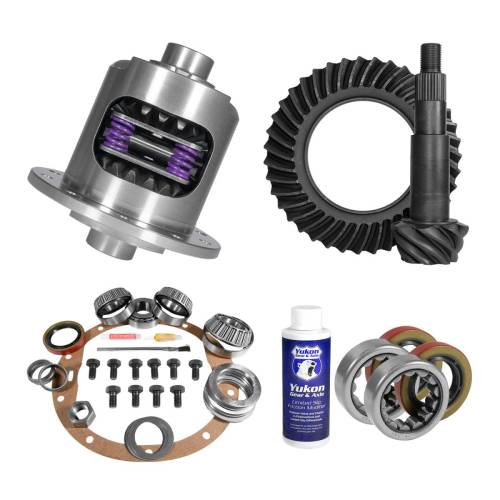 Yukon Gear And Axle - Yukon Gear and Axle Kit contains a ring and pinion set, positraction unit, and installation parts - YGK2335