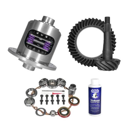 Yukon Gear And Axle - Yukon Gear and Axle Kit contains a ring and pinion set, positraction unit, and installation parts - YGK2353