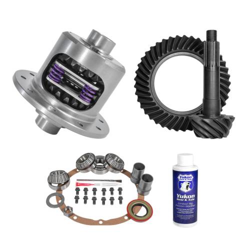 Yukon Gear And Axle - Yukon Gear and Axle Kit contains a ring and pinion set, positraction unit, and installation parts - YGK2368