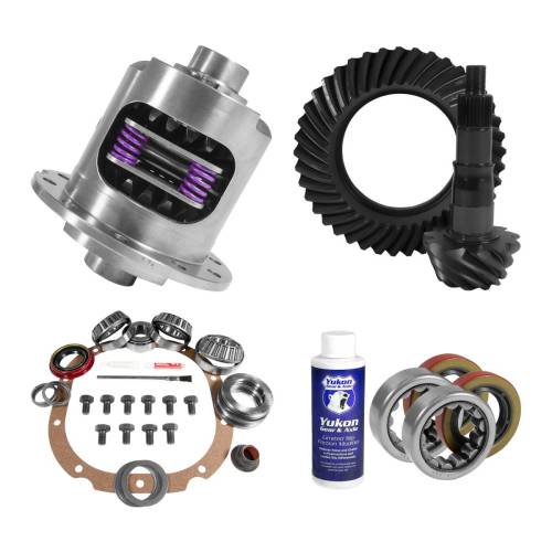 Yukon Gear And Axle - Yukon Gear and Axle Kit contains a ring and pinion set, positraction unit, and installation parts - YGK2375