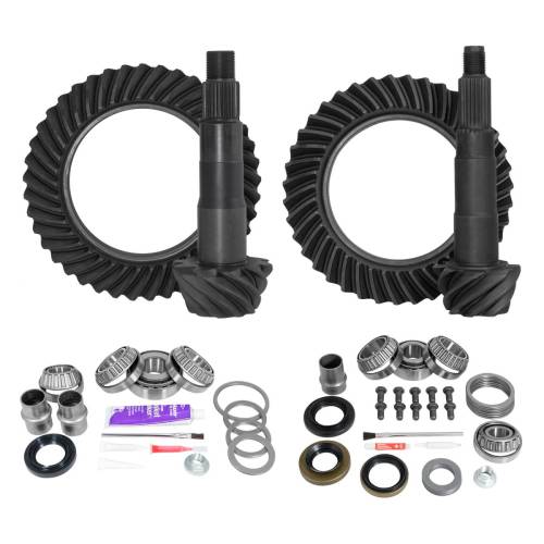 Yukon Gear And Axle - Yukon Gear and Axle Ring & Pinion Gear Kit Package Front & Rear with Install Kits - Toyota 8.4/7.5R - YGKT001-456