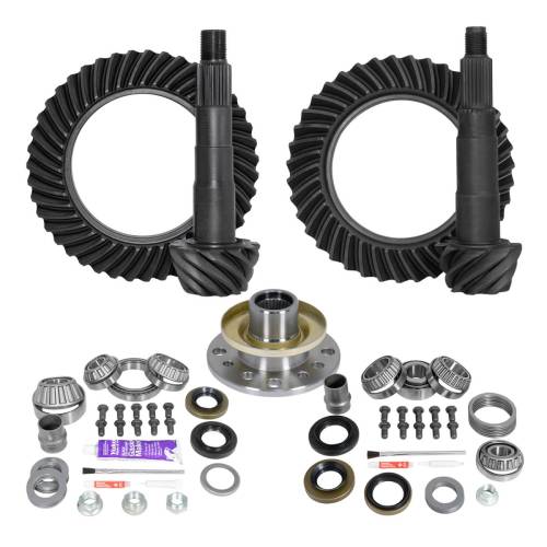 Yukon Gear And Axle - Yukon Gear and Axle Ring & Pinion Gear Kit Package Front & Rear with Install Kits - Toyota 8/7.5R - YGKT002-456