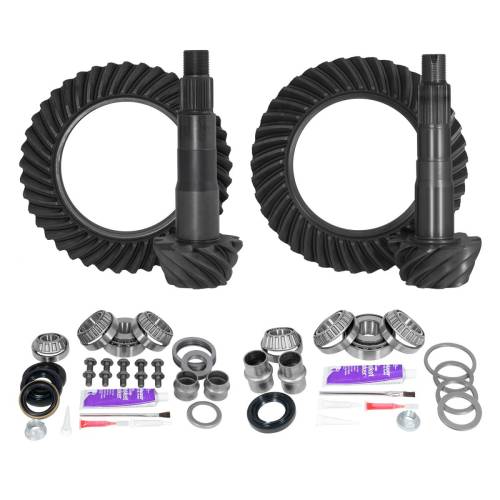 Yukon Gear And Axle - Yukon Gear and Axle Ring & Pinion Gear Kit Package Front & Rear with Install Kits - Toyota 8.4/8"IFS - YGKT005-410-4