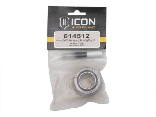 Icon Vehicle Dynamics - ICON Vehicle Dynamics 64031/214030 BEARING AND RET RING KIT - 614512