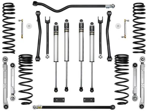 Icon Vehicle Dynamics - ICON Vehicle Dynamics 20-UP JEEP GLADIATOR 2.5" STAGE 5 SUSPENSION SYSTEM (BILLET) - K22105