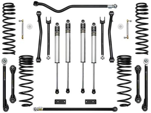 Icon Vehicle Dynamics - ICON Vehicle Dynamics 20-UP JEEP GLADIATOR 2.5" STAGE 5 SUSPENSION SYSTEM (TUBULAR) - K22105T