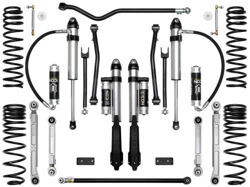 Icon Vehicle Dynamics - ICON Vehicle Dynamics 20-UP JEEP GLADIATOR 2.5" STAGE 7 SUSPENSION SYSTEM (BILLET) - K22107