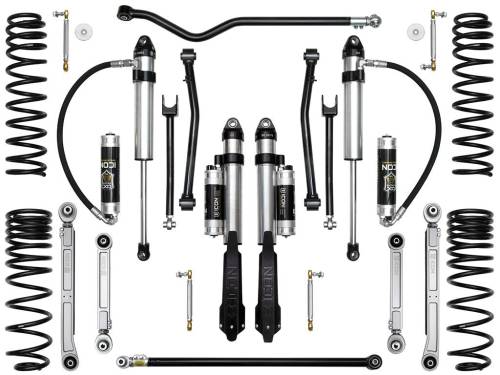 Icon Vehicle Dynamics - ICON Vehicle Dynamics 20-UP JEEP GLADIATOR 2.5" STAGE 8 SUSPENSION SYSTEM (BILLET) - K22108