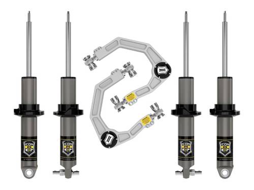 Icon Vehicle Dynamics - ICON Vehicle Dynamics 21-23 BRONCO HOSS 1.0 PKG 1.375-3" LIFT STAGE 2 SUSPENSION SYSTEM BILLET - K40002