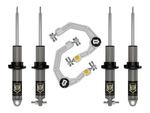 Icon Vehicle Dynamics - ICON Vehicle Dynamics 21-23 BRONCO HOSS 2.0 PKG 0-2" LIFT STAGE 2 SUSPENSION SYSTEM BILLET - K40012