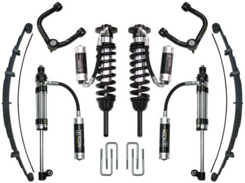 Icon Vehicle Dynamics - ICON Vehicle Dynamics 05-15 TACOMA 0-3.5"/16-23 0-2.75" STAGE 10 SUSPENSION SYSTEM W TUBULAR UCA - K53010T