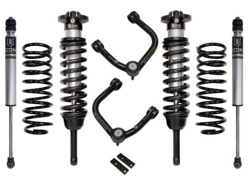 Icon Vehicle Dynamics - ICON Vehicle Dynamics 03-09 4RUNNER/FJ 0-3.5" STAGE 2 SUSPENSION SYSTEM W TUBULAR UCA - K53052T