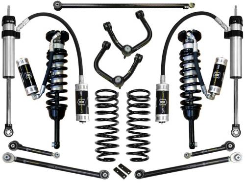 Icon Vehicle Dynamics - ICON Vehicle Dynamics 03-09 4RUNNER/FJ 0-3.5" STAGE 6 SUSPENSION SYSTEM W TUBULAR UCA - K53056T