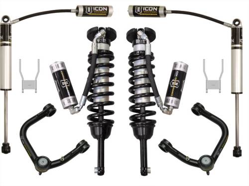 Icon Vehicle Dynamics - ICON Vehicle Dynamics 05-11 HILUX 0-3" STAGE 4 SUSPENSION SYSTEM W TUBULAR UCA - K53139T