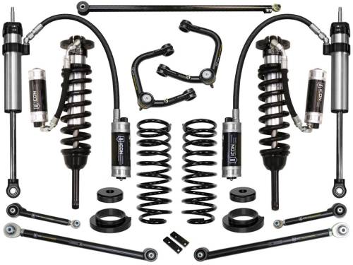 Icon Vehicle Dynamics - ICON Vehicle Dynamics 03-09 GX470 0-3.5" STAGE 7 SUSPENSION SYSTEM W TUBULAR UCA - K53177T