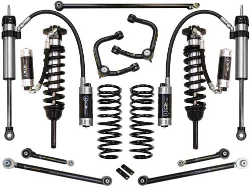 Icon Vehicle Dynamics - ICON Vehicle Dynamics 10-UP GX460 0-3.5" STAGE 7 SUSPENSION SYSTEM W TUBULAR UCA - K53187T