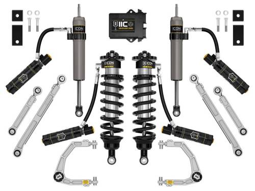 Icon Vehicle Dynamics - ICON Vehicle Dynamics 22-23 TUNDRA 1.25-3.25" STAGE 4 3.0 SUSPENSION SYSTEM BILLET - K53214