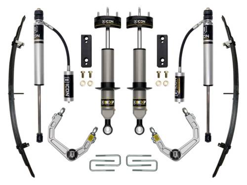 Icon Vehicle Dynamics - ICON Vehicle Dynamics 05-23 TACOMA 0-2" STAGE 3 EXP SUSPENSION SYSTEM BILLET - K53222