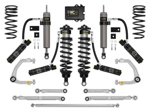 Icon Vehicle Dynamics - ICON Vehicle Dynamics 23-24 SEQUOIA 3-4.25" STAGE 3 3.0 SUSPENSION SYSTEM BILLET - K53253