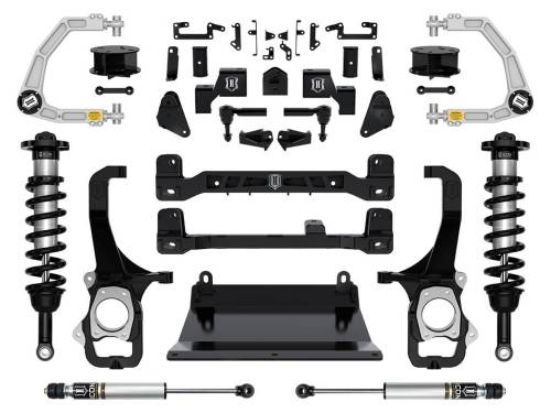 Icon Vehicle Dynamics - ICON Vehicle Dynamics 22-23 TOYOTA TUNDRA 6" STAGE 2 SUSPENSION SYSTEM BILLET UCA - K53272