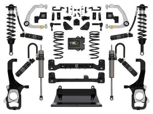 Icon Vehicle Dynamics - ICON Vehicle Dynamics 22-23 TOYOTA TUNDRA 6" STAGE 8 SUSPENSION SYSTEM BILLET UCA - K53278