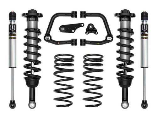 Icon Vehicle Dynamics - ICON Vehicle Dynamics 24 TACOMA 1.25-3" STAGE 2 SUSPENSION SYSTEM TUBULAR WITH TRIPLE RATE SPRING - K53292TS