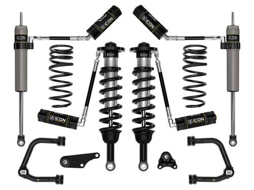 Icon Vehicle Dynamics - ICON Vehicle Dynamics 24 TACOMA 1.25-3" STAGE 4 SUSPENSION SYSTEM TUBULAR WITH TRIPLE RATE SPRING - K53294TS