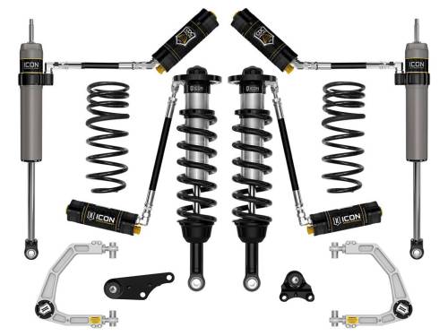 Icon Vehicle Dynamics - ICON Vehicle Dynamics 24 TACOMA 1.25-3" STAGE 5 SUSPENSION SYSTEM BILLET WITH TRIPLE RATE SPRING - K53295S