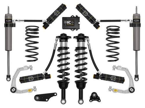 Icon Vehicle Dynamics - ICON Vehicle Dynamics 24 TACOMA 1.25-3" STAGE 6 SUSPENSION SYSTEM BILLET WITH TRIPLE RATE SPRING - K53296S