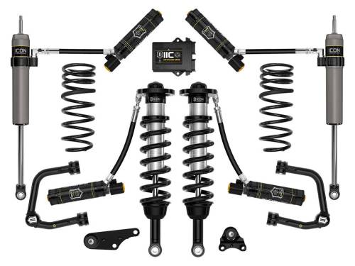 Icon Vehicle Dynamics - ICON Vehicle Dynamics 24 TACOMA 1.25-3" STAGE 6 SUSPENSION SYSTEM TUBULAR WITH TRIPLE RATE SPRING - K53296TS