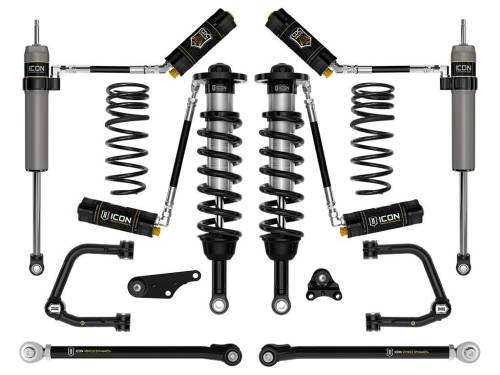 Icon Vehicle Dynamics - ICON Vehicle Dynamics 24 TACOMA 1.25-3" STAGE 8 SUSPENSION SYSTEM TUBULAR WITH TRIPLE RATE SPRING - K53298TS