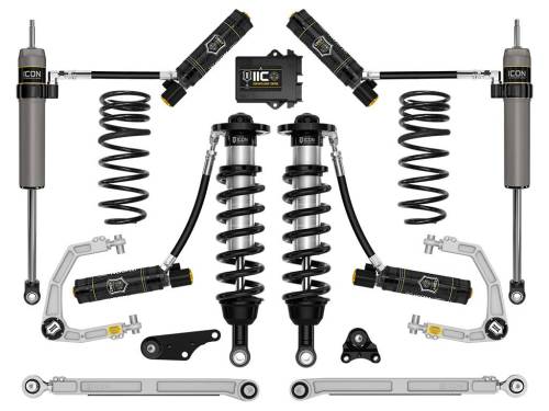 Icon Vehicle Dynamics - ICON Vehicle Dynamics 24 TACOMA 1.25-3" STAGE 10 SUSPENSION SYSTEM BILLET WITH TRIPLE RATE SPRING - K53300S