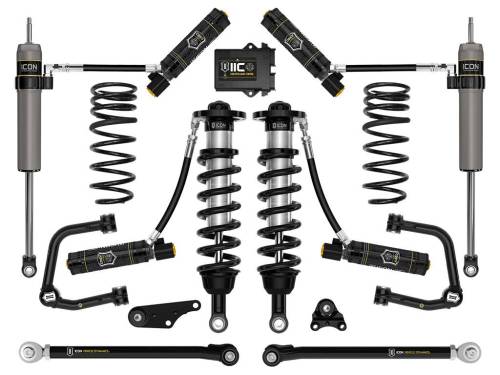 Icon Vehicle Dynamics - ICON Vehicle Dynamics 24 TACOMA 1.25-3" STAGE 10 SUSPENSION SYSTEM TUBULAR WITH TRIPLE RATE SPRING - K53300TS