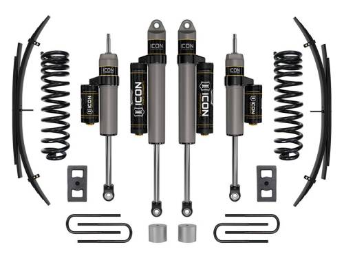 Icon Vehicle Dynamics - ICON Vehicle Dynamics 23 FORD F250/F350 DIESEL 2.5" STAGE 2 SUSPENSION SYSTEM W EXPANSION PACK - K62562L