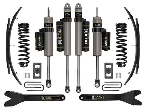 Icon Vehicle Dynamics - ICON Vehicle Dynamics 23 FORD F250/F350 DIESEL 2.5" STAGE 2 SUSP SYS RADIUS ARMS/EXPANSION PACK - K62562RL