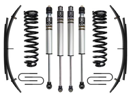 Icon Vehicle Dynamics - ICON Vehicle Dynamics 08-10 FORD F250/F350 2.5" STAGE 1 SUSPENSION SYSTEM W EXPANSION PACK - K62571