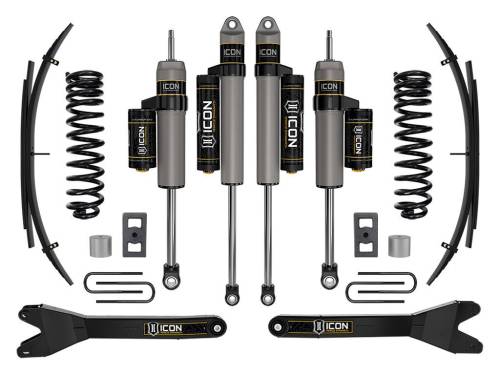 Icon Vehicle Dynamics - ICON Vehicle Dynamics 23 FORD F250/F350 GAS 2.5" STAGE 2 SUSP SYS W/ RADIUS ARMS/EXPANSION PACK - K62592RL