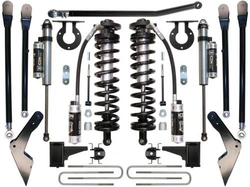 Icon Vehicle Dynamics - ICON Vehicle Dynamics 05-07 FORD F-250/F-350 4-5.5" STAGE 4 COILOVER CONVERSION SYSTEM - K63114