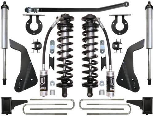 Icon Vehicle Dynamics - ICON Vehicle Dynamics 08-10 FORD F-250/F-350 4-5.5" STAGE 2 COILOVER CONVERSION SYSTEM - K63122