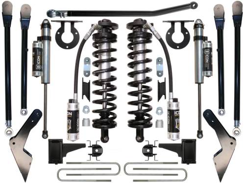 Icon Vehicle Dynamics - ICON Vehicle Dynamics 08-10 FORD F-250/F-350 4-5.5" STAGE 4 COILOVER CONVERSION SYSTEM - K63124