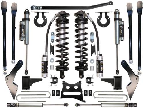 Icon Vehicle Dynamics - ICON Vehicle Dynamics 08-10 FORD F-250/F-350 4-5.5" STAGE 5 COILOVER CONVERSION SYSTEM - K63125