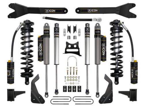 Icon Vehicle Dynamics - ICON Vehicle Dynamics 08-10 FORD F250/F350 4-5.5" STAGE 5 COILOVER CONVERSION SYSTEM W RADIUS ARM - K63125R