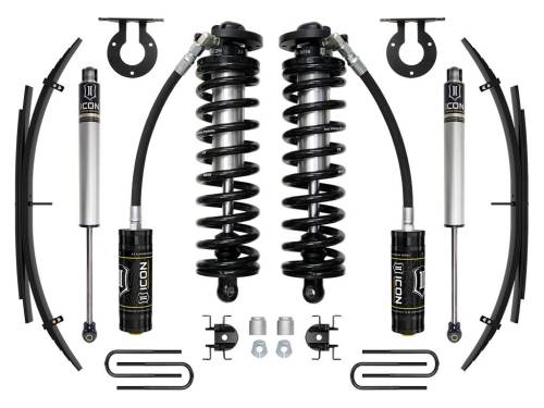 Icon Vehicle Dynamics - ICON Vehicle Dynamics 17-23 FORD F250/F350 2.5-3" STAGE 1 COILOVER CONVERSION SYSTEM W EXPANSION PACK - K63141L