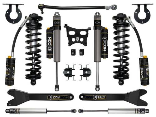 Icon Vehicle Dynamics - ICON Vehicle Dynamics 23 FORD F250/F350 2.5-3" STAGE 4 COILOVER CONVERSION SYSTEM W/ RADIUS ARMS - K63164R