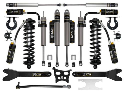 Icon Vehicle Dynamics - ICON Vehicle Dynamics 23 FORD F250/F350 2.5-3" STAGE 5 COILOVER CONVERSION SYSTEM W/ RADIUS ARMS - K63165R