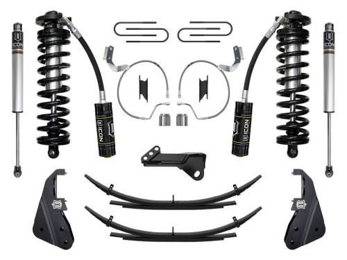 Icon Vehicle Dynamics - ICON Vehicle Dynamics 23 FORD F250/F350 4-5.5" STAGE 1 COILOVER CONVERSION SYS W/ EXPANSION PACKS - K63171L