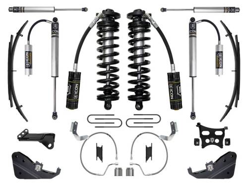 Icon Vehicle Dynamics - ICON Vehicle Dynamics 23 FORD F250/F350 4-5.5" STAGE 2 COILOVER CONVERSION SYS W/ EXPANSION PACKS - K63172L