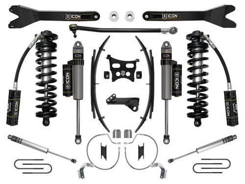 Icon Vehicle Dynamics - ICON Vehicle Dynamics 23 FORD F250/F350 4-5.5" STAGE 4 COILOVER CONV SYS RADIUS ARM/EXPANSION PACKS - K63174RL