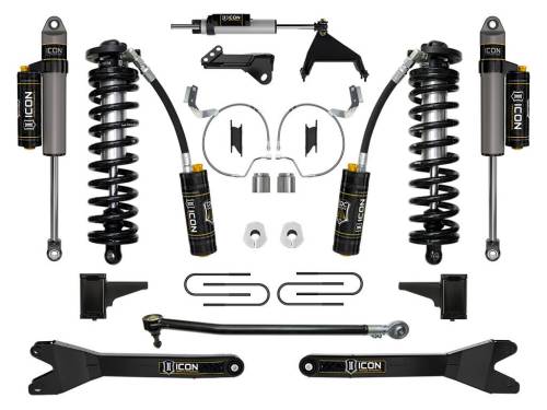 Icon Vehicle Dynamics - ICON Vehicle Dynamics 23 FORD F250/F350 4-5.5" STAGE 5 COILOVER CONVERSION SYSTEM W/ RADIUS ARMS - K63175R